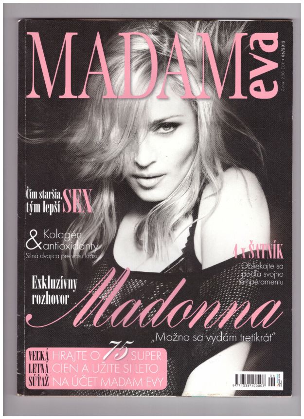 MADAM EVA magazine side cover  June 2012
