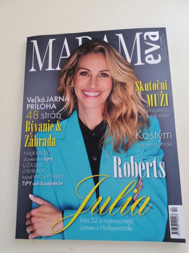 MADAM EVA magazine side cover  April 2020