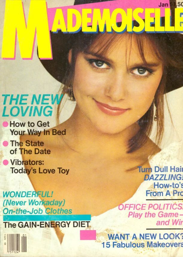 MADEMOISELLE magazine side cover  January 1981