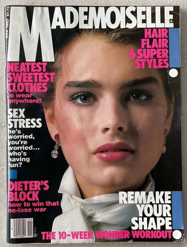 MADEMOISELLE magazine side cover  November 1982