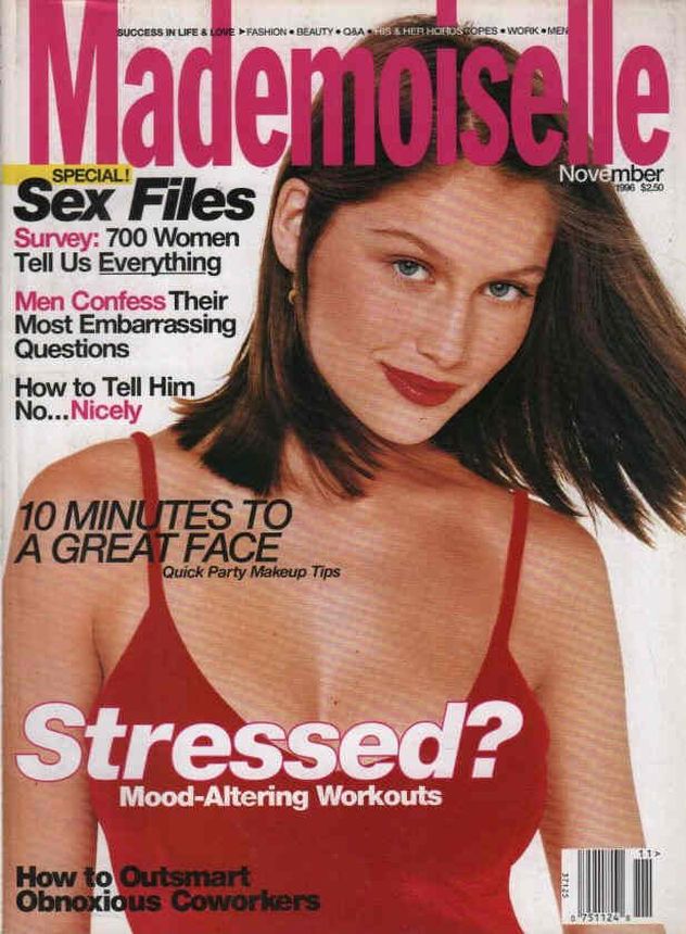 MADEMOISELLE magazine side cover  November 1996