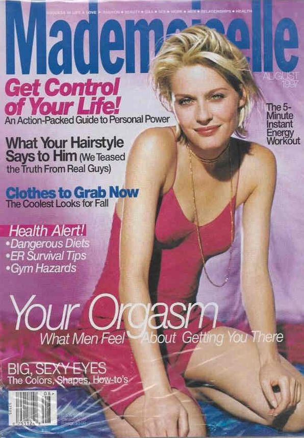 MADEMOISELLE magazine side cover  August 1997