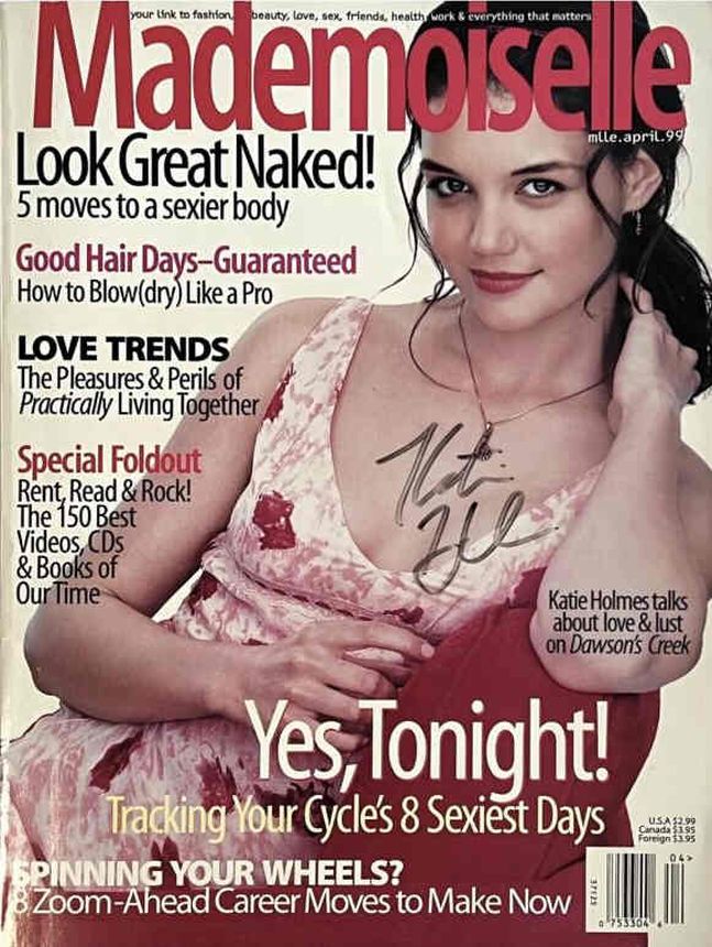 MADEMOISELLE magazine side cover  April 1999