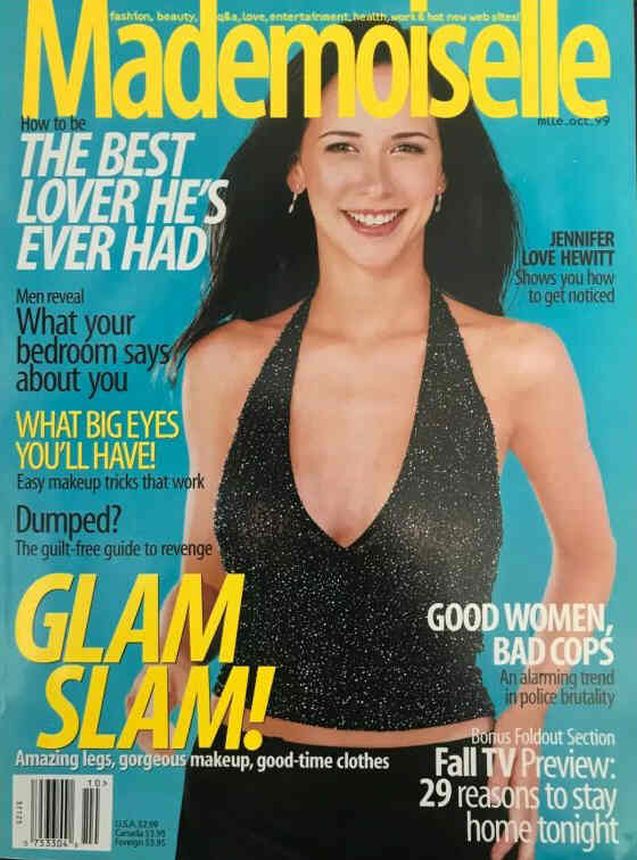 MADEMOISELLE magazine side cover  October 1999