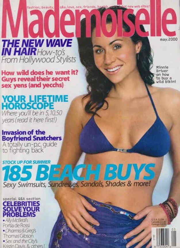 MADEMOISELLE magazine side cover  May 2000