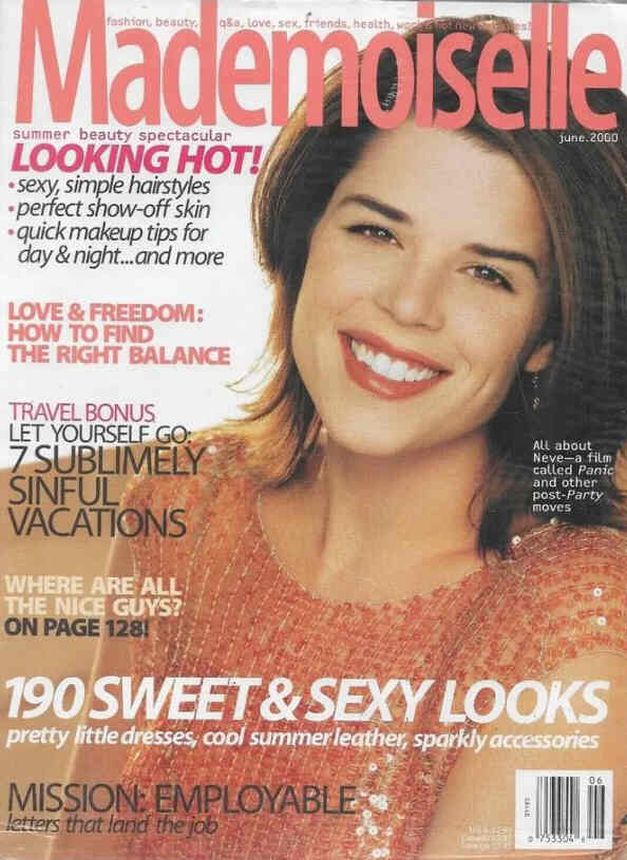 MADEMOISELLE magazine side cover  June 2000