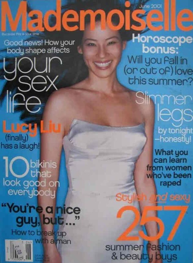 MADEMOISELLE magazine side cover  June 2001