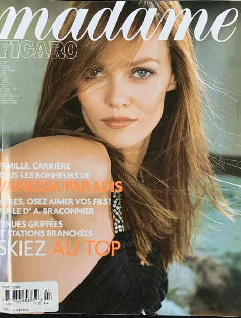 MADAME FIGARO FRANCE magazine side cover  January 2005