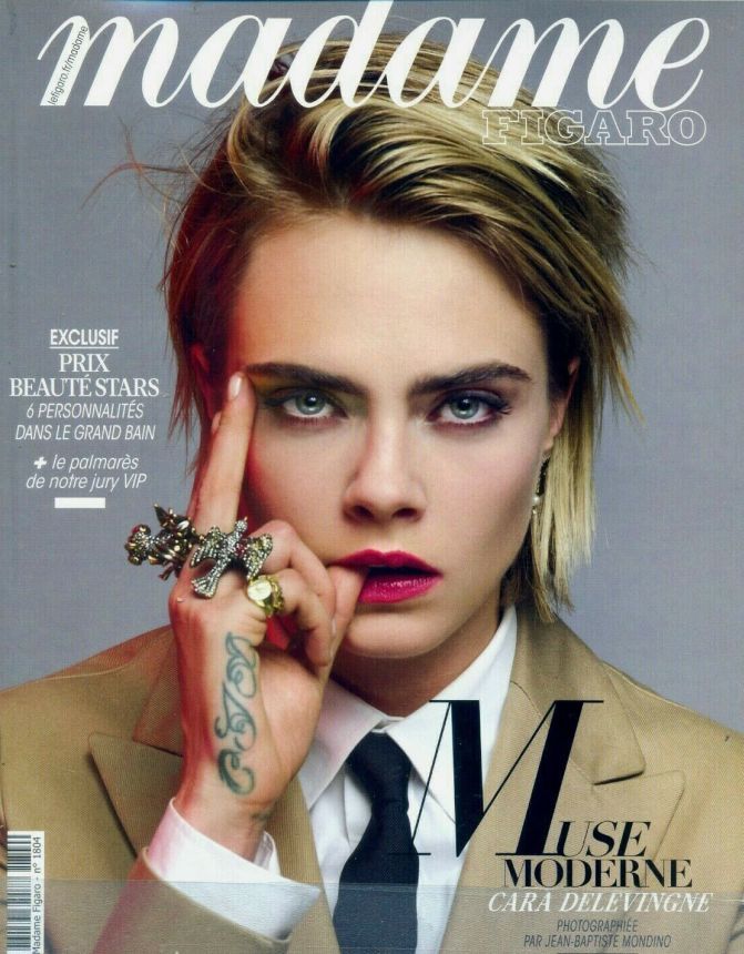 MADAME FIGARO FRANCE magazine side cover  March 2019