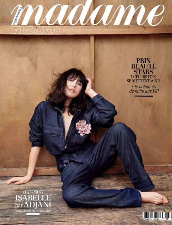 MADAME FIGARO FRANCE magazine side cover Issue 1911 9  April 2021