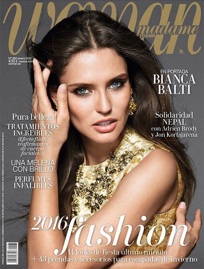 MADAME FIGARO SPAIN magazine side cover  January 2016