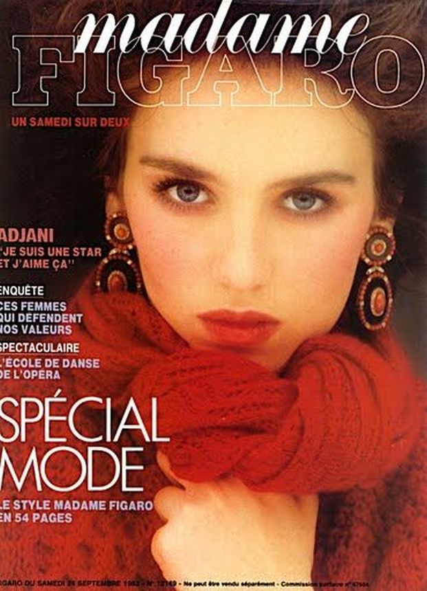 MADAME FIGARO FRANCE magazine side cover 24 September 1983