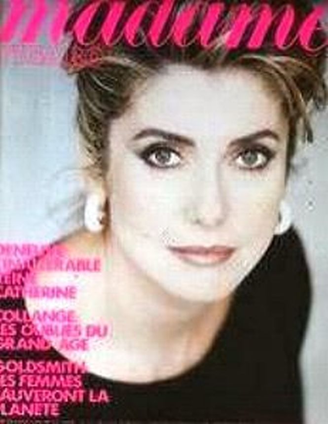 MADAME FIGARO FRANCE magazine side cover 4 May 1991