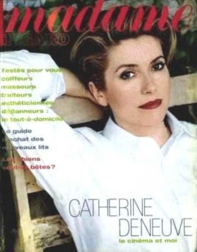 MADAME FIGARO FRANCE magazine side cover 11 February 1995