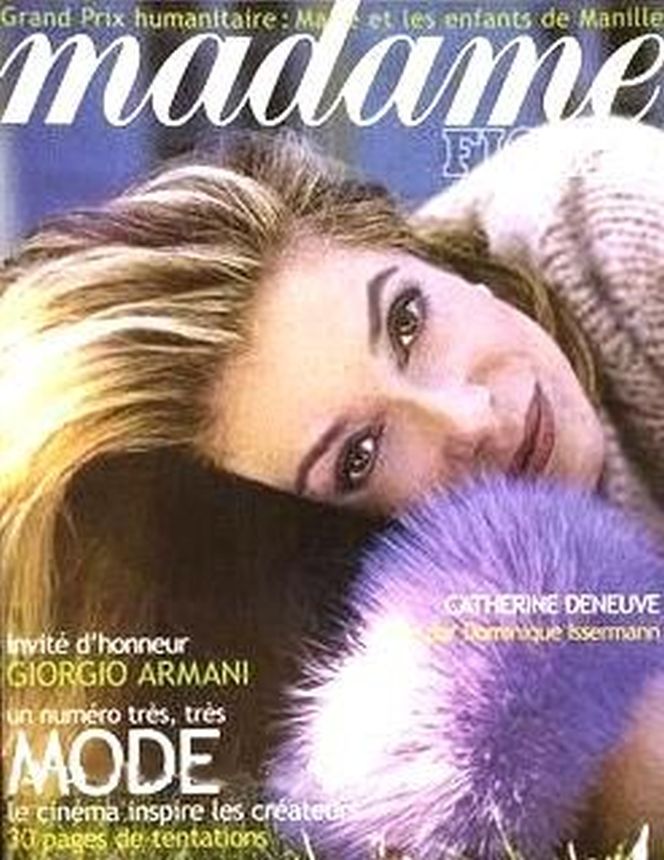 MADAME FIGARO FRANCE magazine side cover 7 October 2000