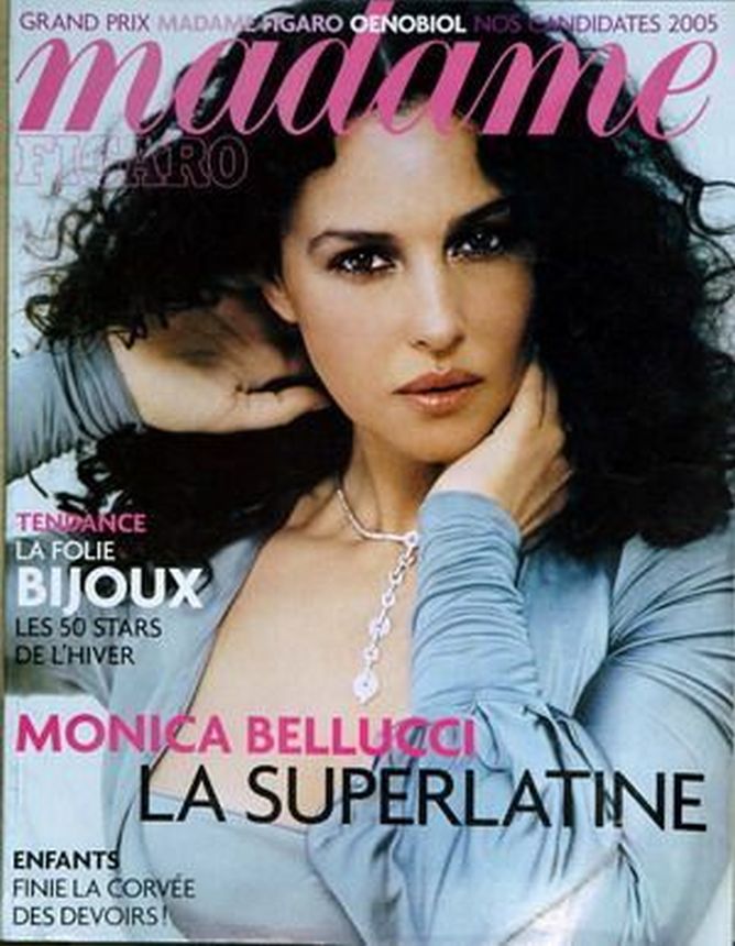 MADAME FIGARO FRANCE magazine side cover  October 2005