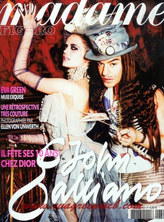 MADAME FIGARO FRANCE magazine side cover  June 2007