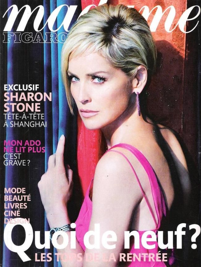 MADAME FIGARO FRANCE magazine side cover 1 September 2007