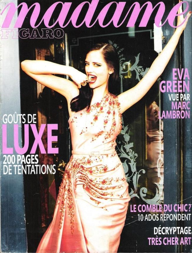 MADAME FIGARO FRANCE magazine side cover 29 September 2007