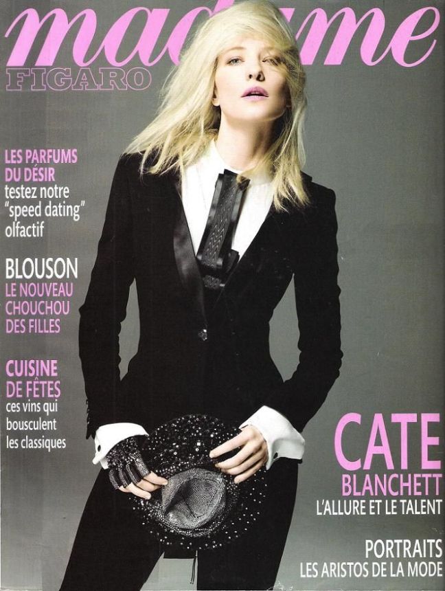 MADAME FIGARO FRANCE magazine side cover 8 December 2007