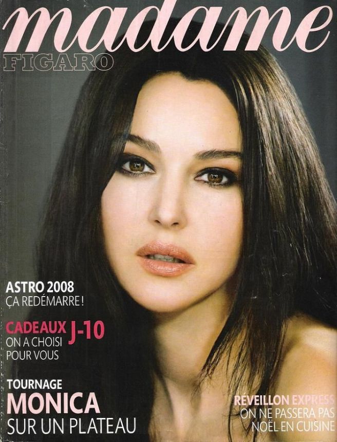 MADAME FIGARO FRANCE magazine side cover 15 December 2007