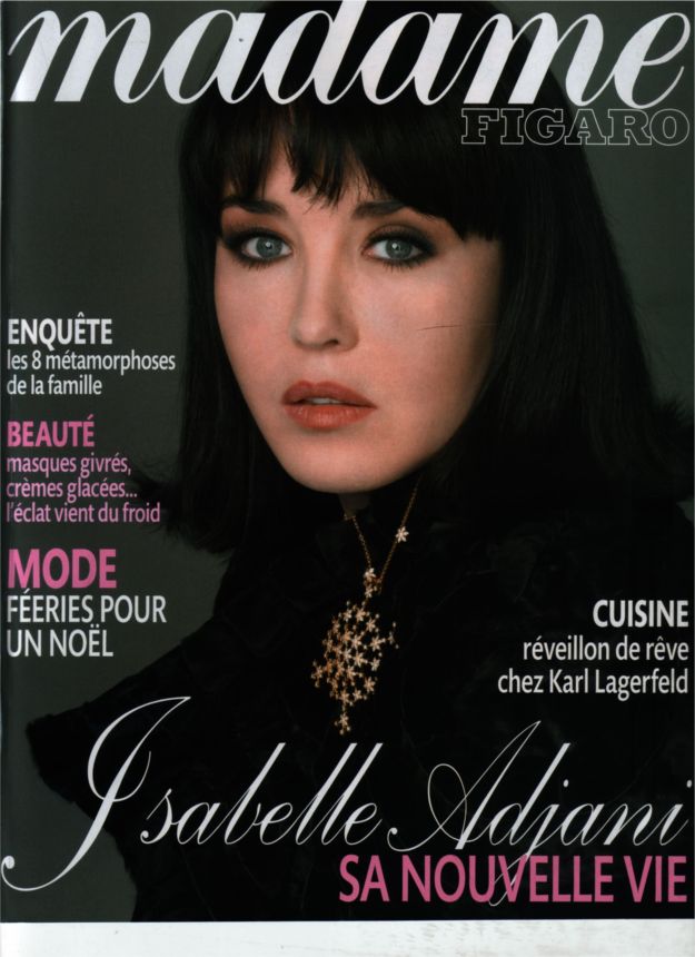 MADAME FIGARO FRANCE magazine side cover 22 December 2007