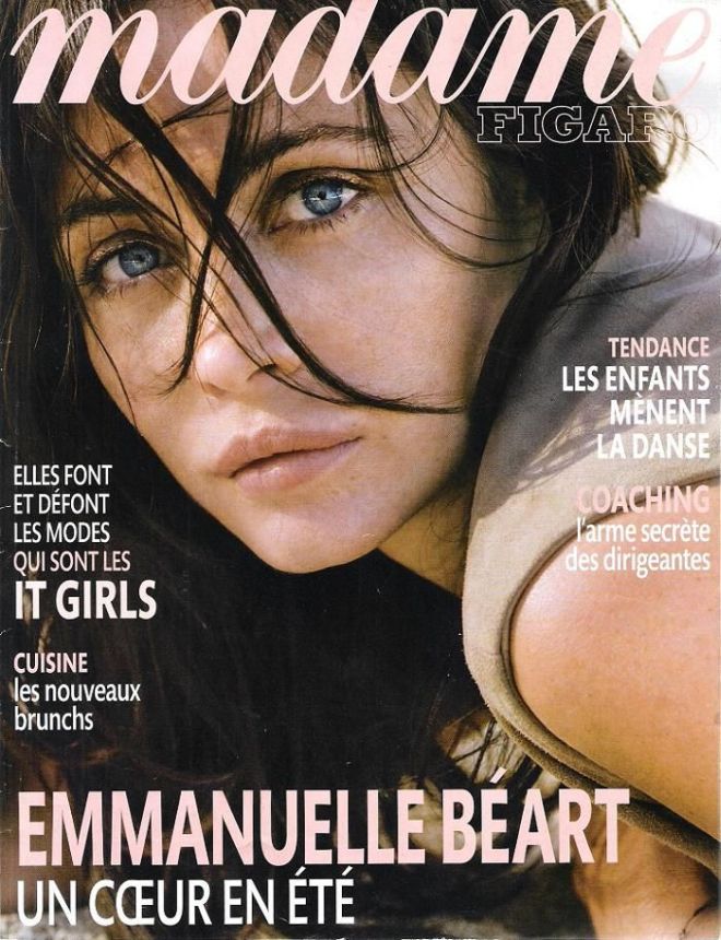 MADAME FIGARO FRANCE magazine side cover 29 March 2008