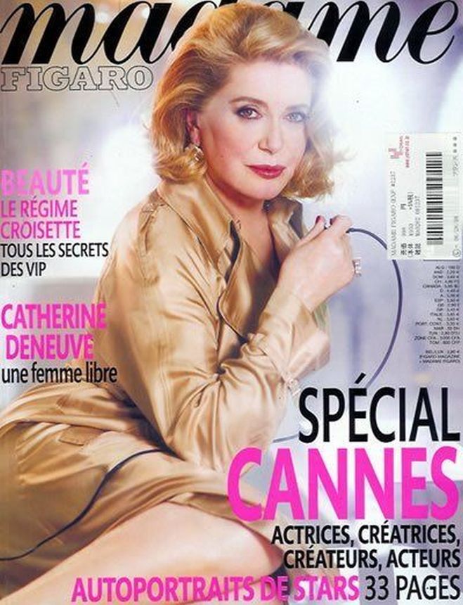 MADAME FIGARO FRANCE magazine side cover  May 2008