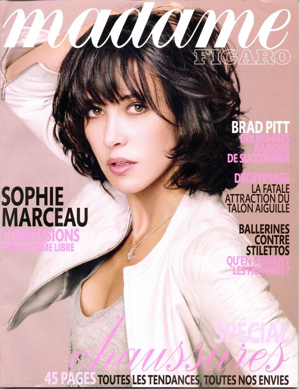 MADAME FIGARO FRANCE magazine side cover 8 February 2009