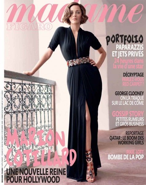 MADAME FIGARO FRANCE magazine side cover 12 December 2009