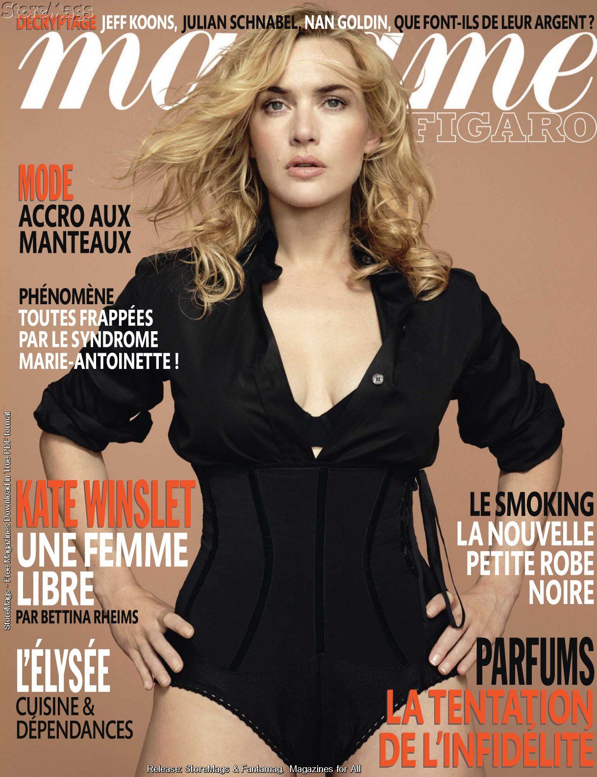 MADAME FIGARO FRANCE magazine side cover 11 December 2010