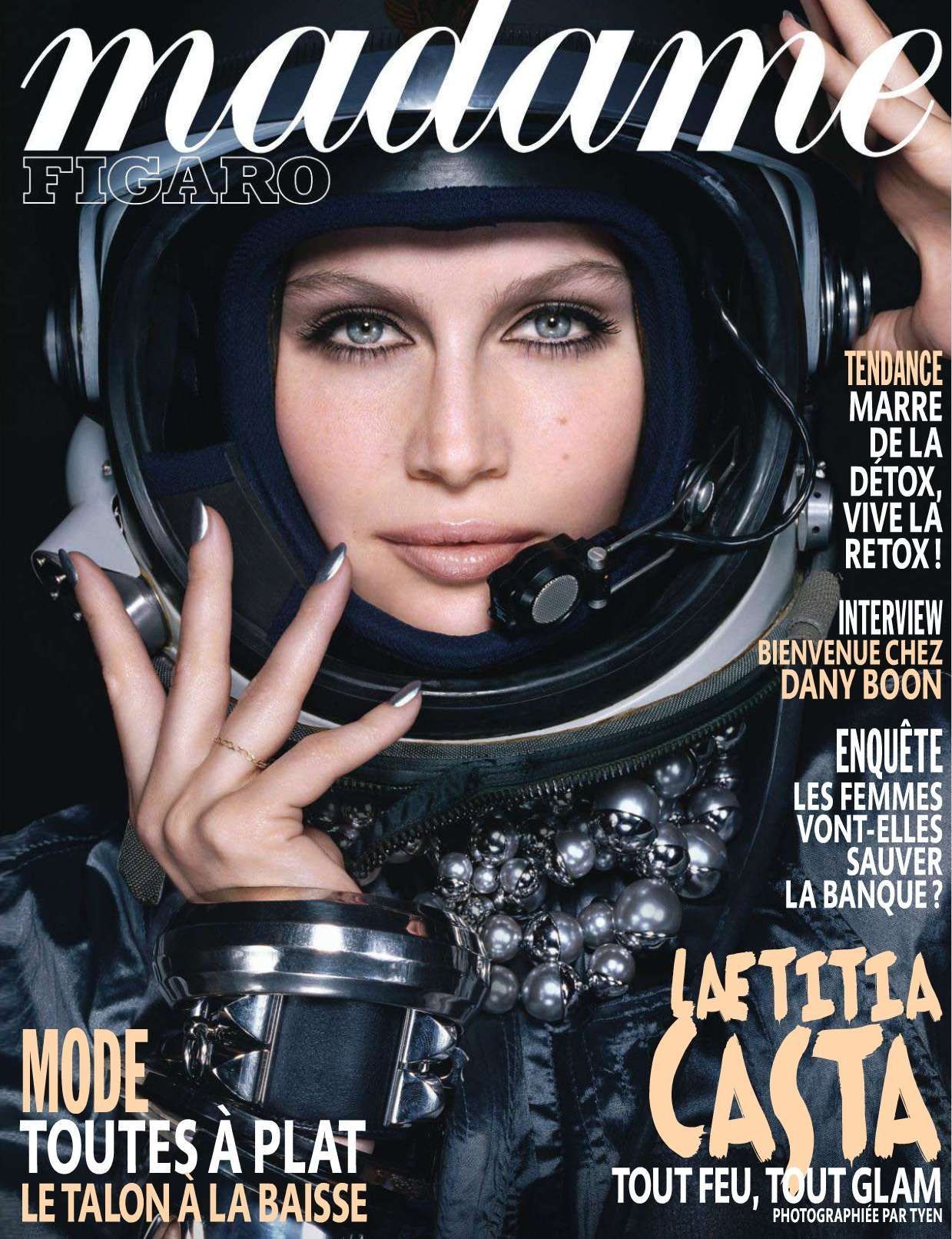 MADAME FIGARO FRANCE magazine side cover  January 2011