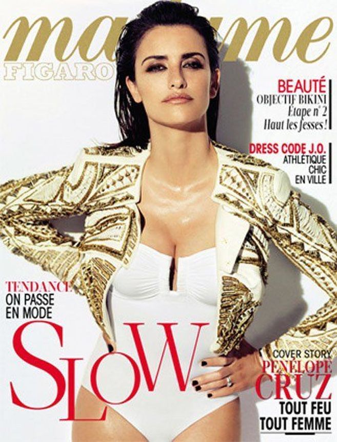 MADAME FIGARO FRANCE magazine side cover  June 2012