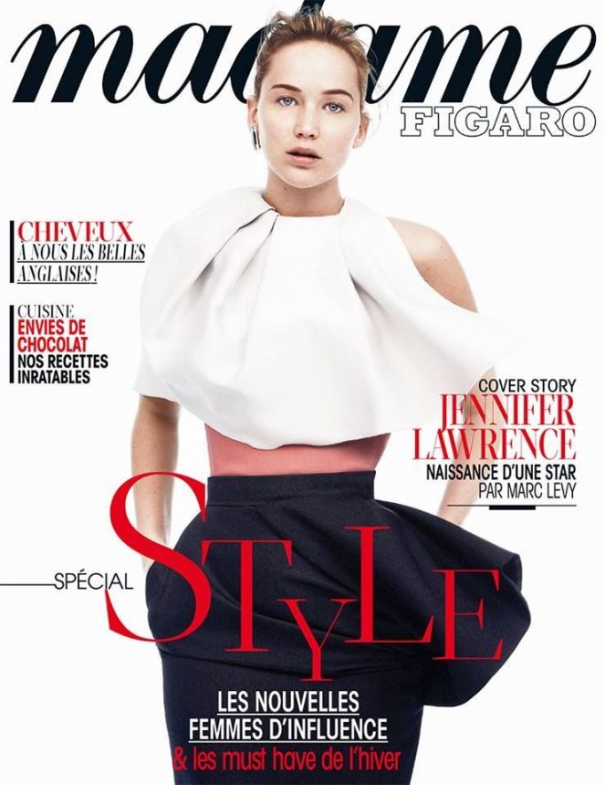 MADAME FIGARO FRANCE magazine side cover 15 November 2013