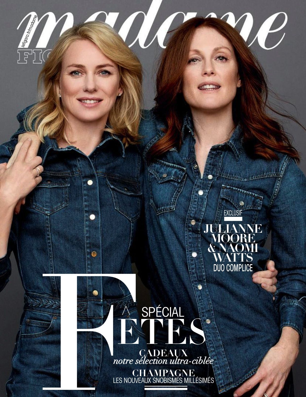 MADAME FIGARO FRANCE magazine side cover 20 November 2015