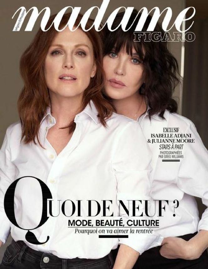 MADAME FIGARO FRANCE magazine side cover  August 2018