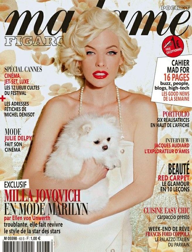 MADAME FIGARO ITALY magazine side cover  May 2012
