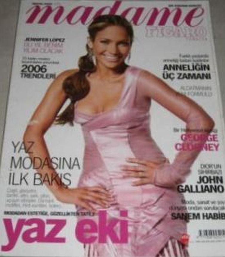 MADAME FIGARO TURKEY magazine side cover  May 2006