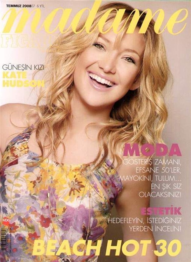 MADAME FIGARO TURKEY magazine side cover  July 2008