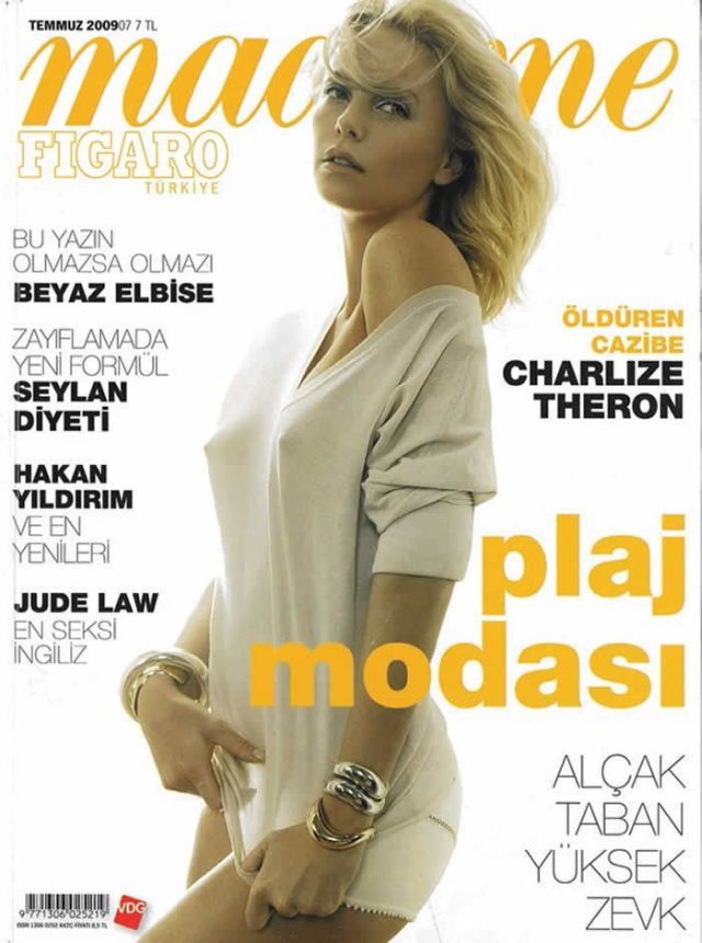 MADAME FIGARO TURKEY magazine side cover  July 2009