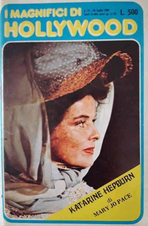MAGNIFICI DI HOLLYWOOD magazine side cover Issue 14 26 July 1981