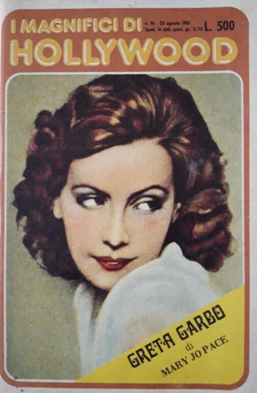MAGNIFICI DI HOLLYWOOD magazine side cover Issue 16 23 August 1981