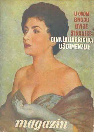 MAGAZIN (Yu) magazine side cover Issue 15  1955