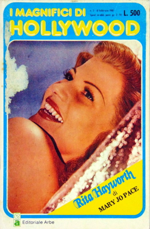 MAGNIFICI DI HOLLYWOOD magazine side cover Issue 2 8 February 1981