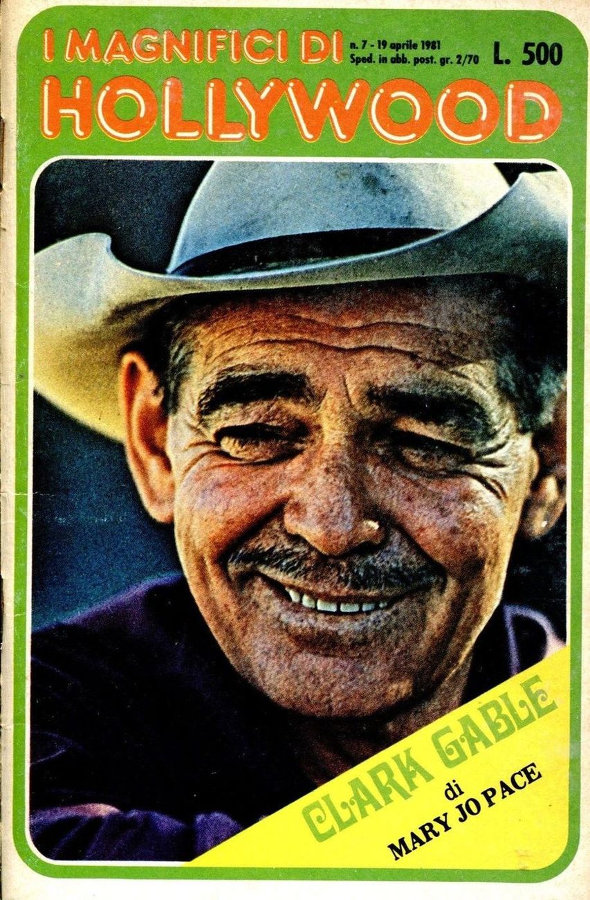 MAGNIFICI DI HOLLYWOOD magazine side cover Issue 7 19 April 1981
