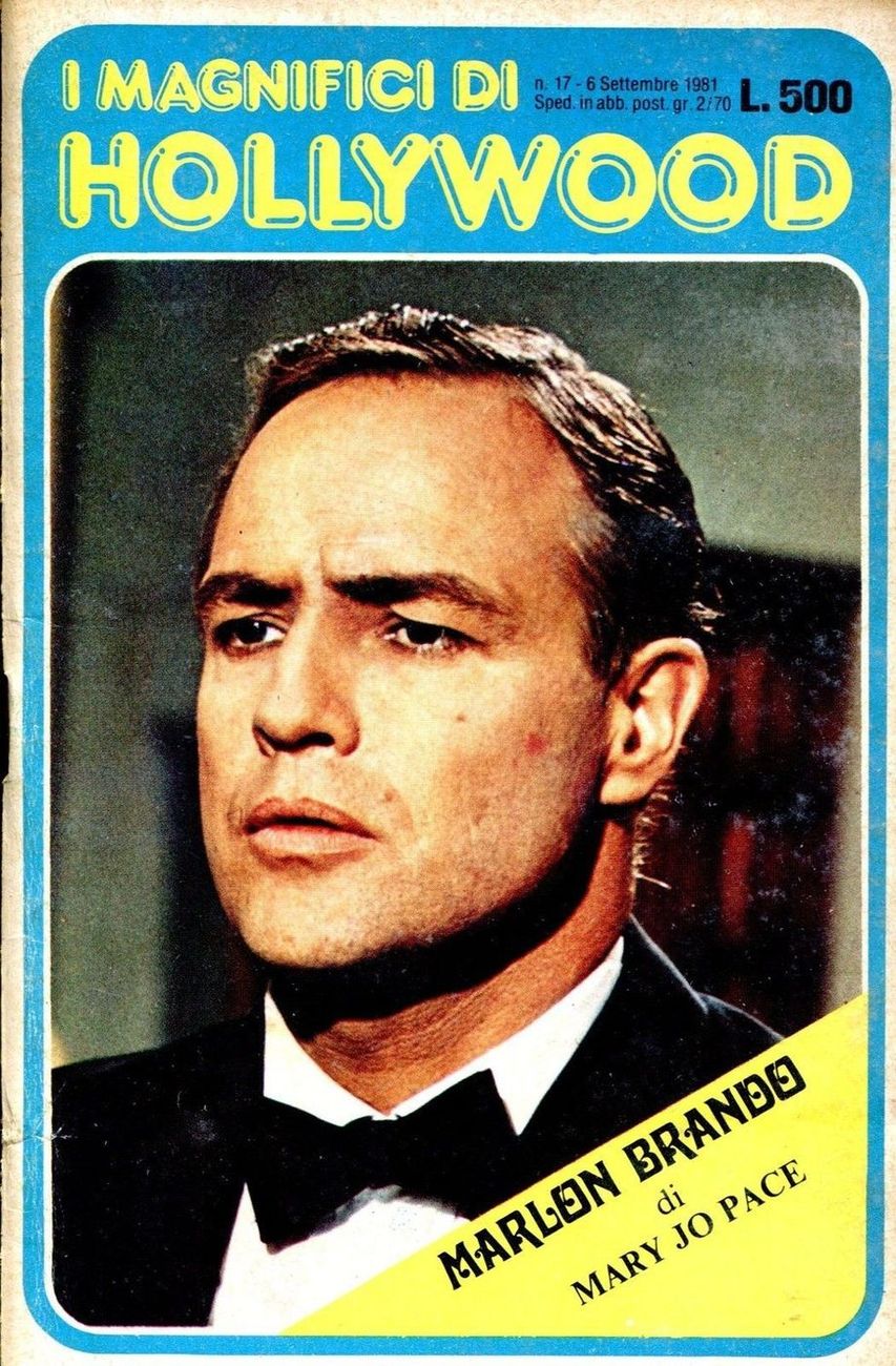 MAGNIFICI DI HOLLYWOOD magazine side cover Issue 17 6 September 1981