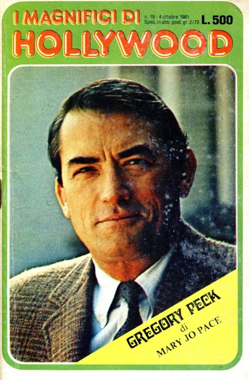 MAGNIFICI DI HOLLYWOOD magazine side cover Issue 19 4 October 1981