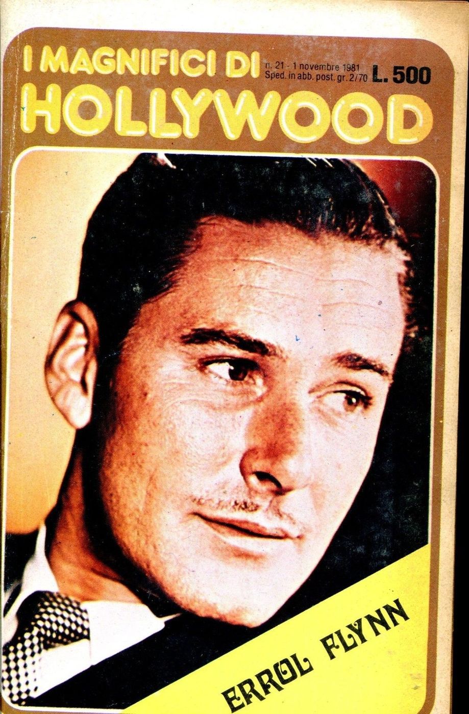 MAGNIFICI DI HOLLYWOOD magazine side cover Issue 21 1 November 1981