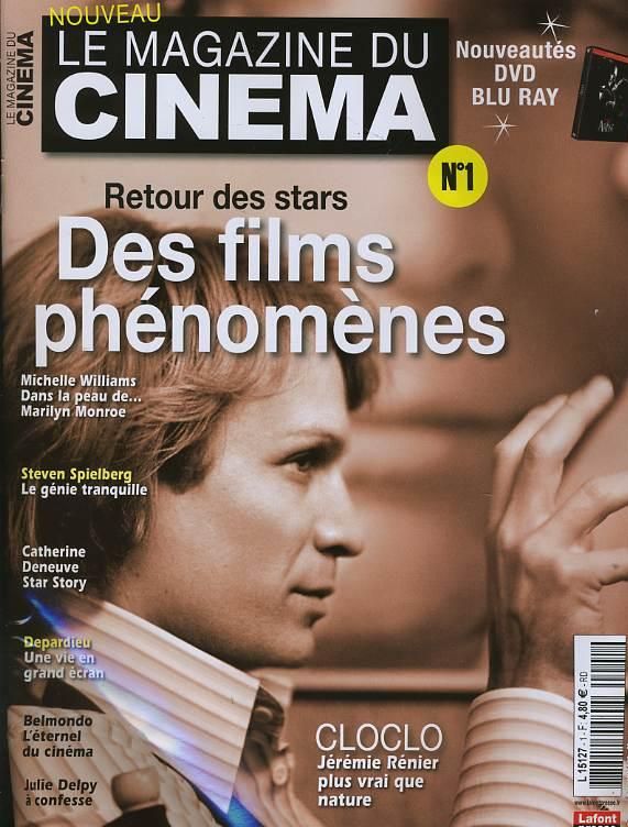MAGAZINE DU CINEMA | LE magazine side cover Issue 1 March/April 2012