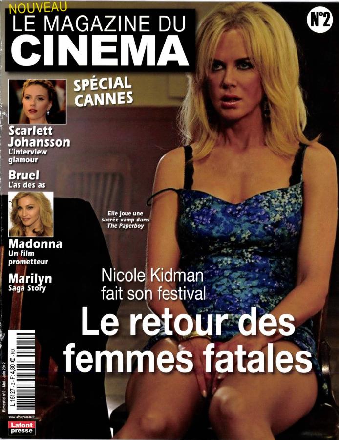 MAGAZINE DU CINEMA | LE magazine side cover Issue 2 May/June 2012